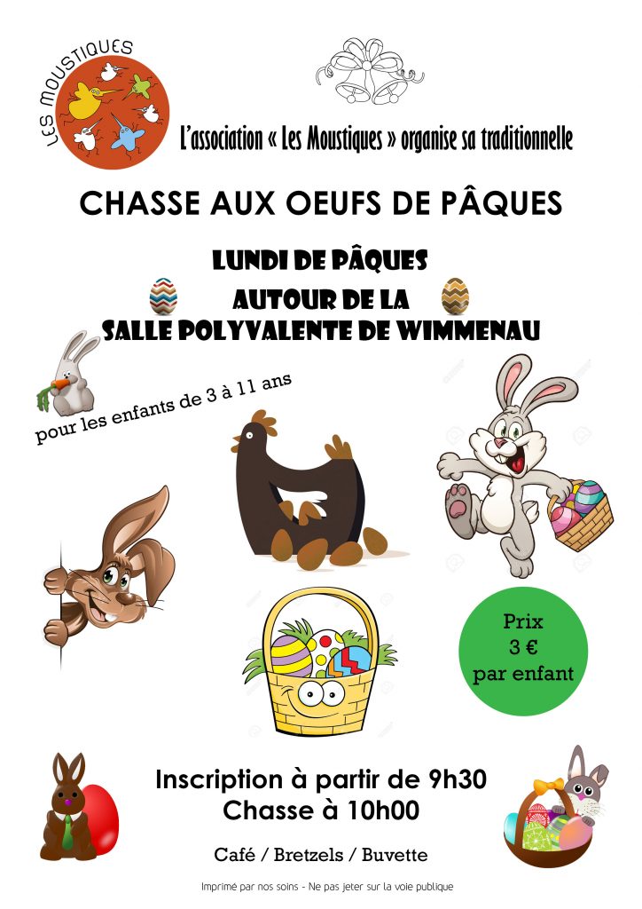 Chasse aux oeufs de Pâques - Les Moustiques